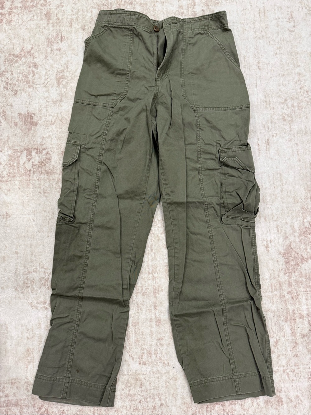 Curve love Cargo Pants - Olive Green